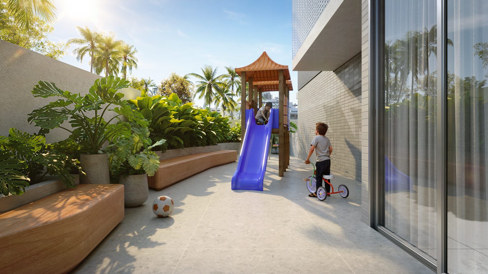 Playground do Lumini, no térreo
